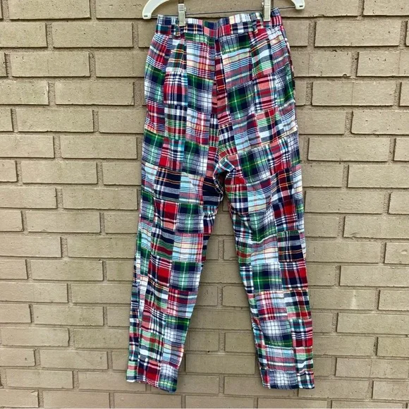 Urban Outfitters Madras Plaid High Waisted Pants Size 2-No Belt- - Picture 7 of 7